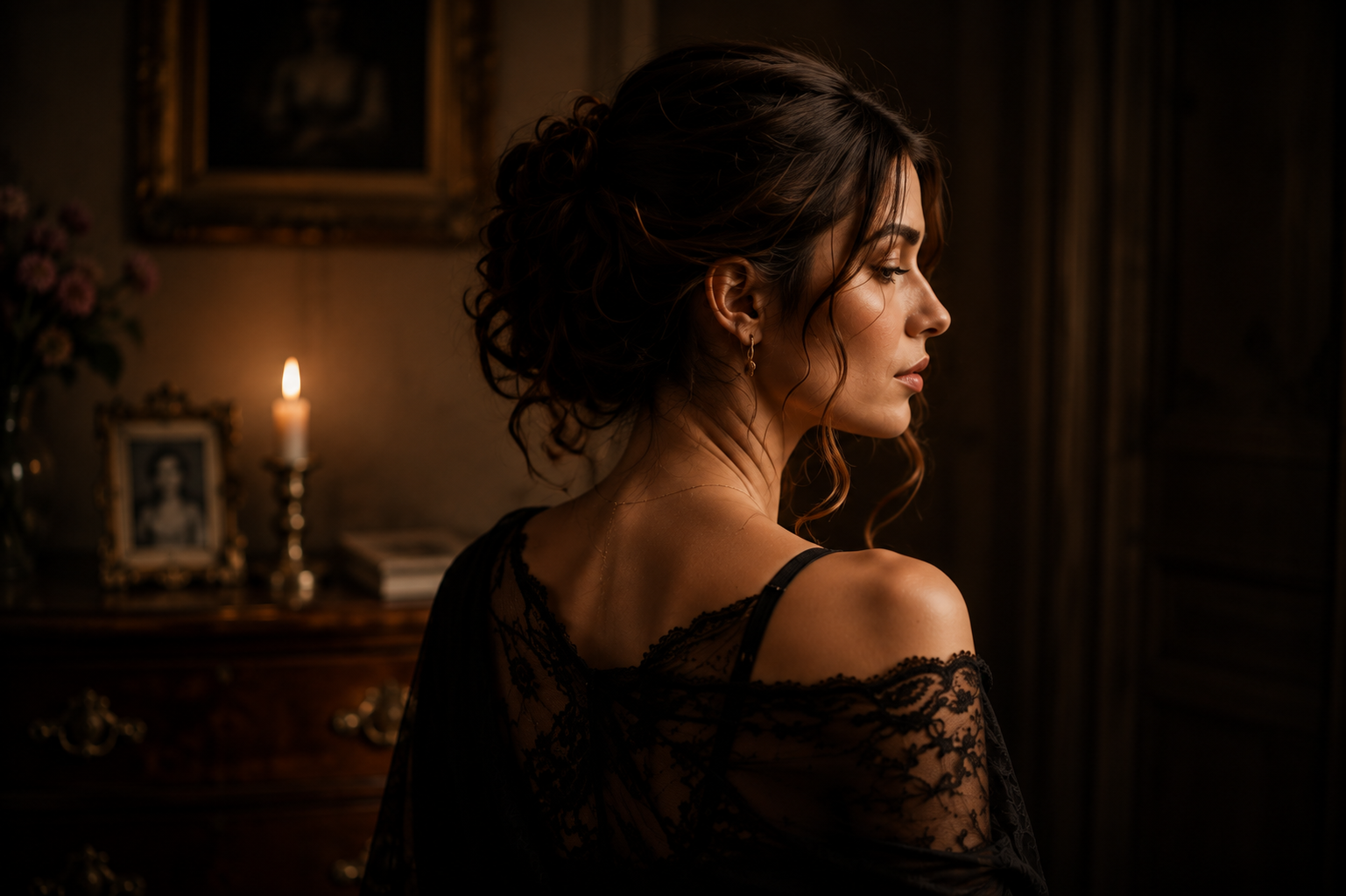 Photographe boudoir Maison Clerfayt
